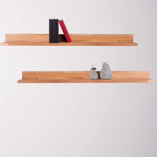 Police na obrázky z dubového dřeva v přírodní barvě 100 cm Kalle – Interia Home & Living-image-1