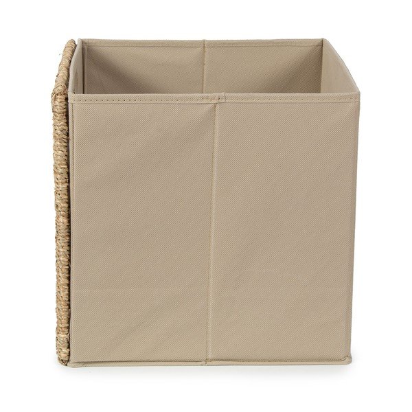Úložný box z mořské trávy v přírodní barvě 30x30x30 cm – Compactor-image-2