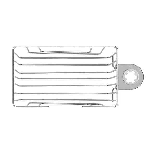 Koupelnová polička bez vrtání z nerezové oceli v leskle stříbrné barvě Valognes – Wenko-image-4