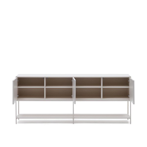 Bílá nízká komoda 195x80 cm Vedrana – Kave Home-image-3