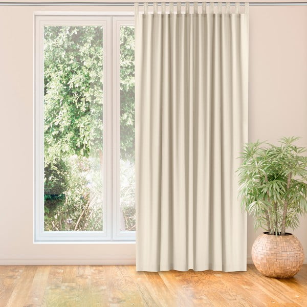 Krémový závěs 220x245 cm Carmena – Homede-image-1