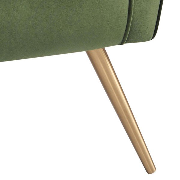 Tmavě zelené sametové křeslo Actona Bodiva-image-2