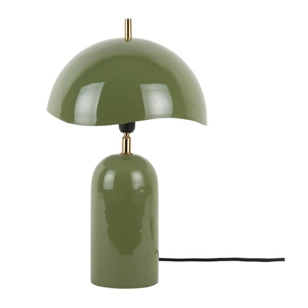 Tmavě zelená stolní lampa (výška 41 cm) Querido  – Leitmotiv