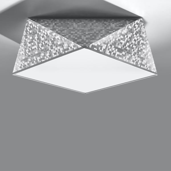 Stropní svítidlo ve stříbrné barvě 35x35 cm Koma – Sollux-image-2