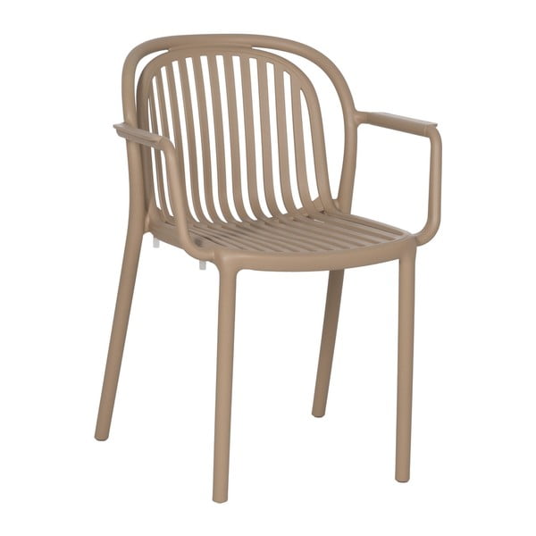 Béžová plastová jídelní židle Alia – Ixia