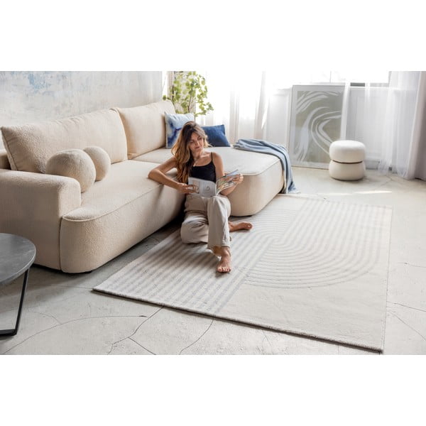 Šedý/krémový koberec 200x290 cm Zen – Universal-image-3