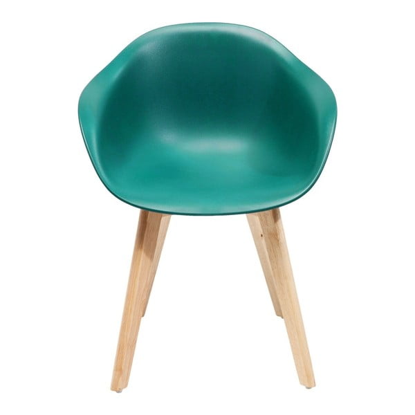 Sada 4 tyrkysových židlí Kare Design Forum