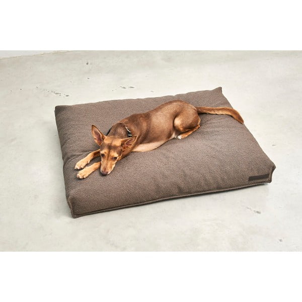 Hnědá matrace pro psa z materiálu bouclé 100x75 cm Mondo Chocolate M – MiaCara-image-3