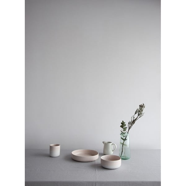 Růžovo-bílá kameninová miska ÅOOMI Dust, ø 15 cm-image-1