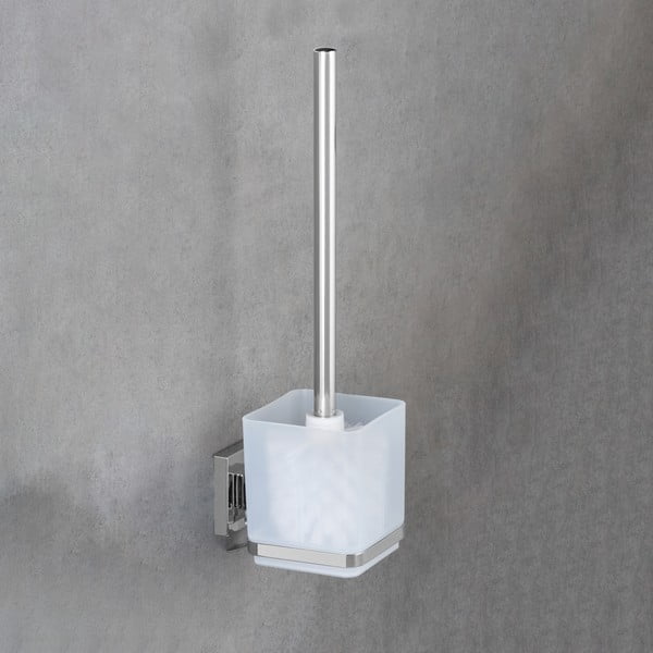 Samodržící držák na toaletní kartáč Wenko Vacuum-Loc, nosnost až 33 kg-image-1