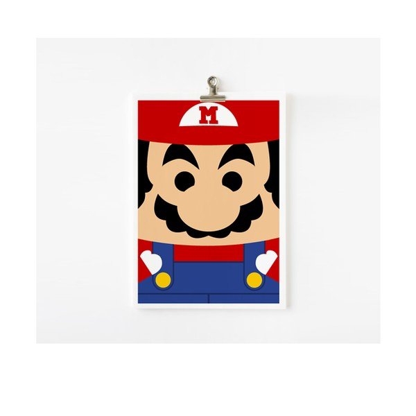 Plakát A4 Mario