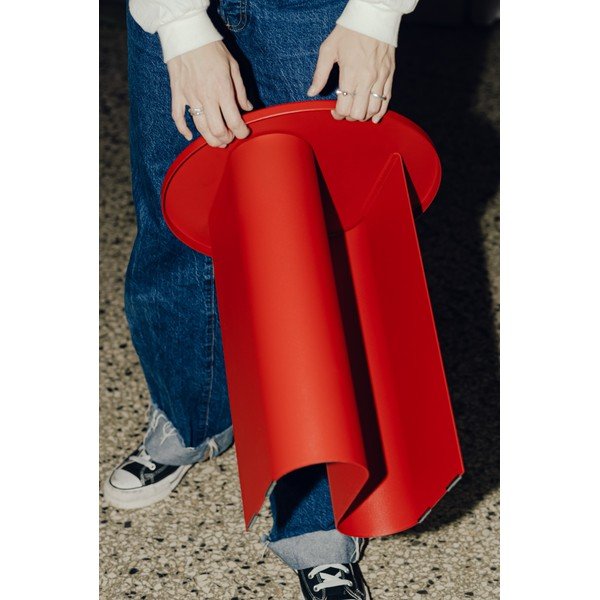 Kovový kulatý odkládací stolek ø 35 cm Sato – noo.ma-image-4