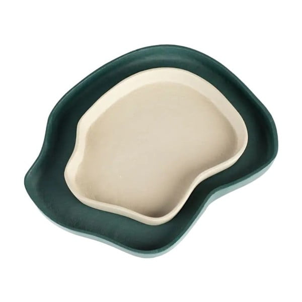 Kovové dekorační tácy v sadě 2 ks 35x23 cm Revolt – Zuiver