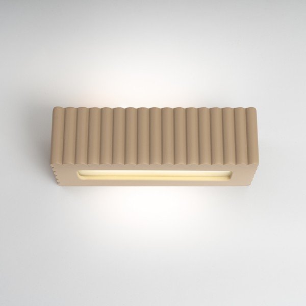Taupe keramické nástěnné svítidlo Rivena – Sollux-image-2