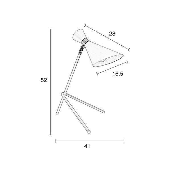 Šedá stolní lampa Zuiver Shady-image-2