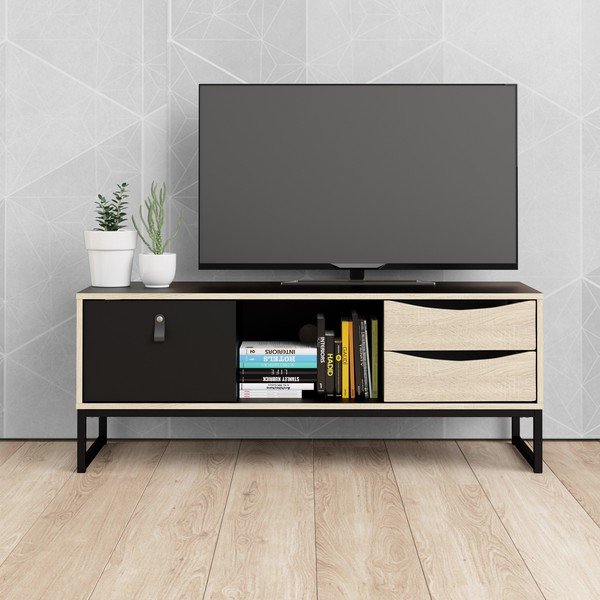 Černý TV stolek Tvilum Stubbe-image-1