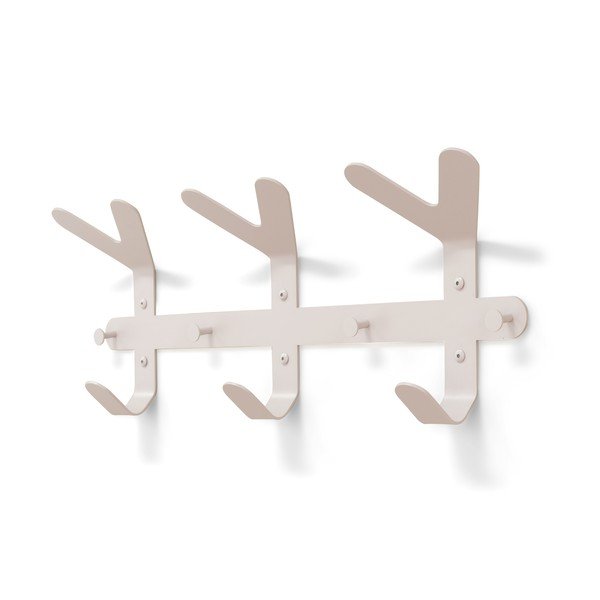 Taupe ocelový nástěnný věšák 66 cm Frondo – Spinder Design