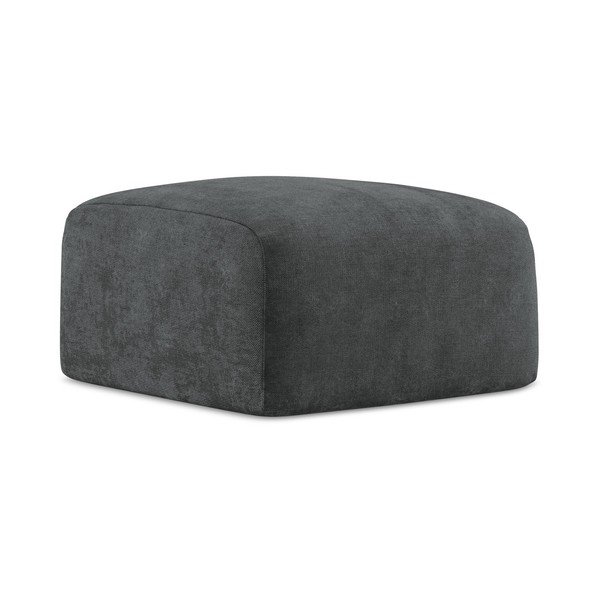 Tmavě šedá žinylková podnožka Leila – Makamii-image-3