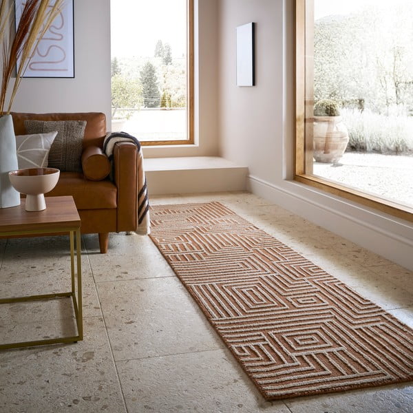 Běhoun v terakotové barvě 80x300 cm Kylo – Flair Rugs-image-2
