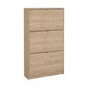 Výklopný botník v dekoru dubu v přírodní barvě 70x124x24 cm Shoes – Tvilum