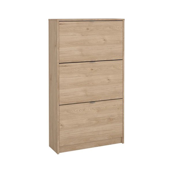 Výklopný botník v dekoru dubu v přírodní barvě 70x124x24 cm Shoes – Tvilum