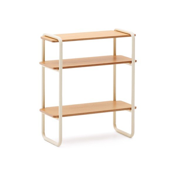 Béžová/v přírodní barvě závěsná dětská knihovna v dekoru jasanu 60x70x28 cm Tinn – Kave Home-image-3