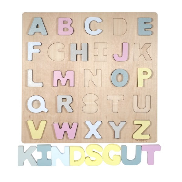 Dřevěné vkládací puzzle (počet dílků 25) Hanna – Kindsgut-image-2