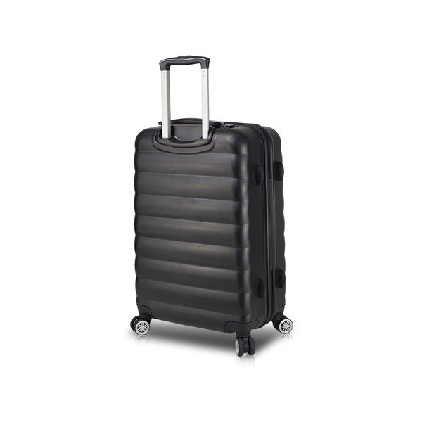 Černý cestovní kufr na kolečkách s USB portem My Valice COLORS RESSNO Large Suitcase