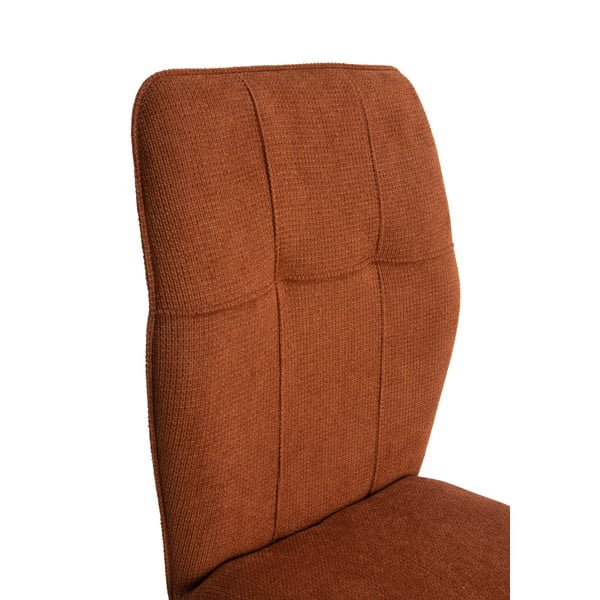 Oranžové jídelní židle v sadě 4 ks Mery – Marckeric-image-2