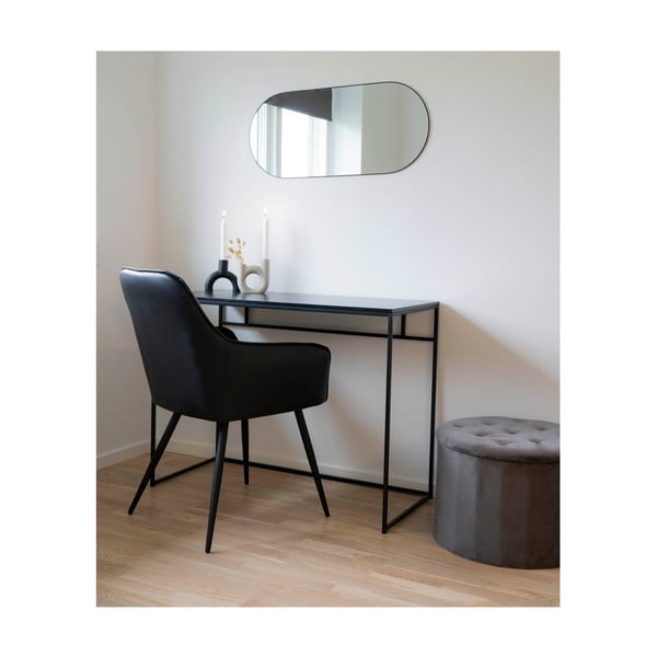 Nástěnné zrcadlo s černým rámem House Nordic Jersey, 35 x 80 cm-image-1