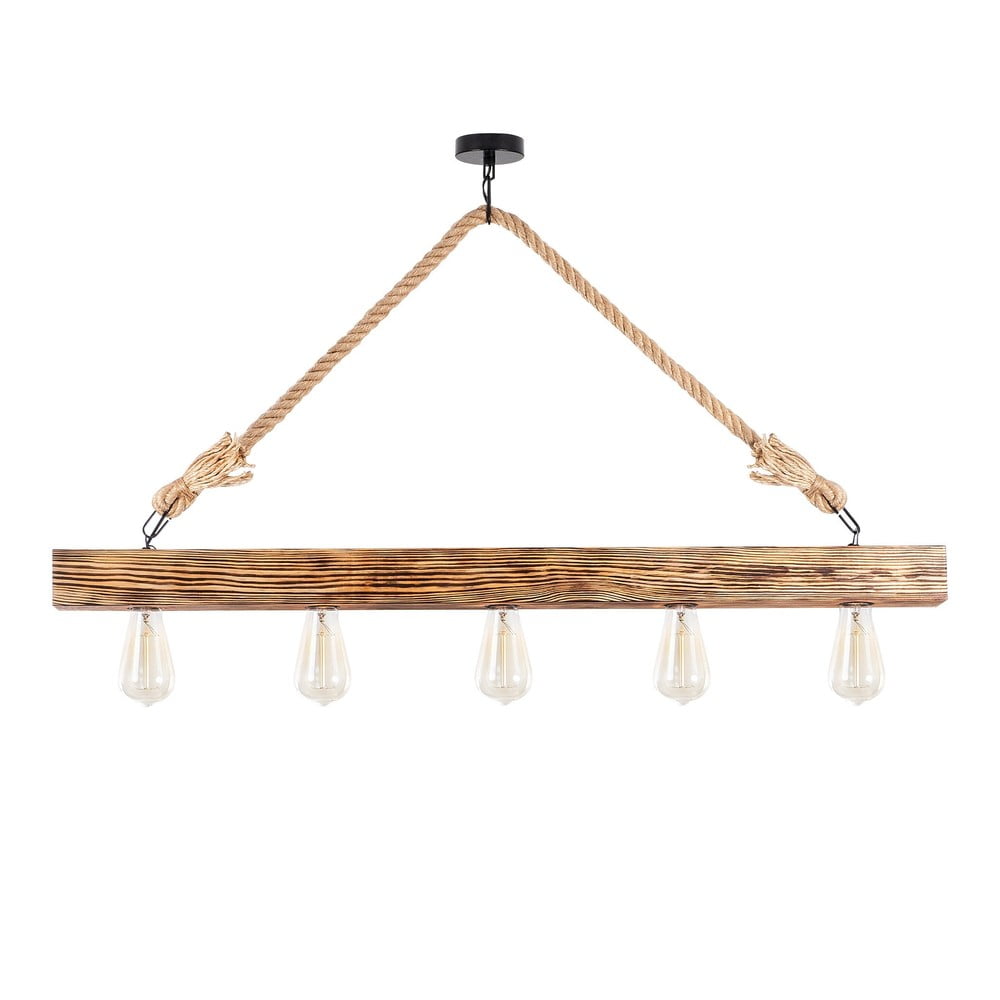 Závěsné svítidlo v přírodní barvě Erebos – Opviq lights