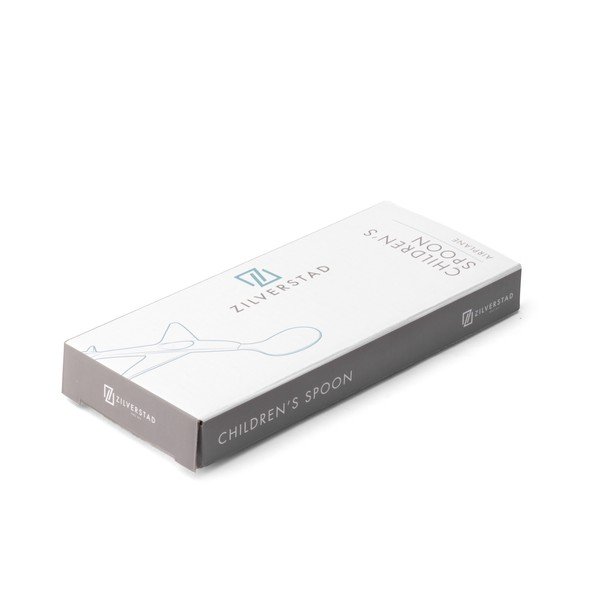 Nerezová dětská lžička ve stříbrné barvě Plane – Zilverstad-image-3