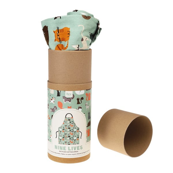 Zástěra z recyklované bavlny Rex London Nine Lives-image-2