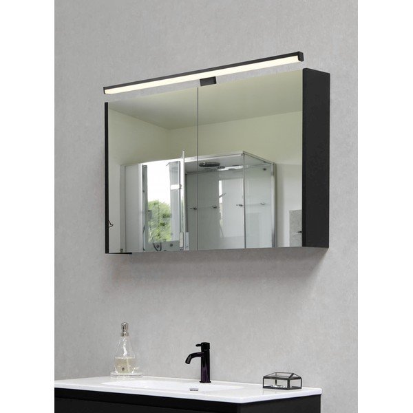 Matně černé LED nástěnné svítidlo (délka 60 cm) Lino – Trio-image-1