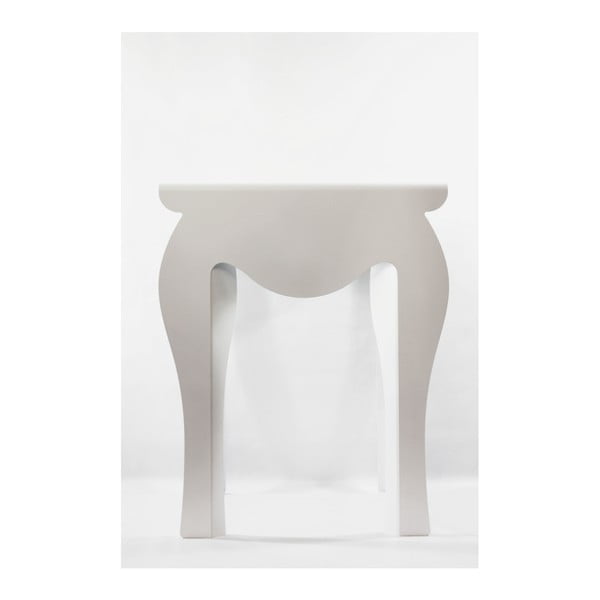 Bílý stolek Caoscreo Sembro