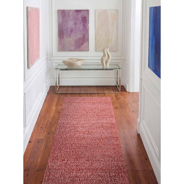 Tmavě růžový ručně tkaný běhoun z materiálu bouclé 80x200 cm Notting Hill Portobello – Ted Baker-image-1