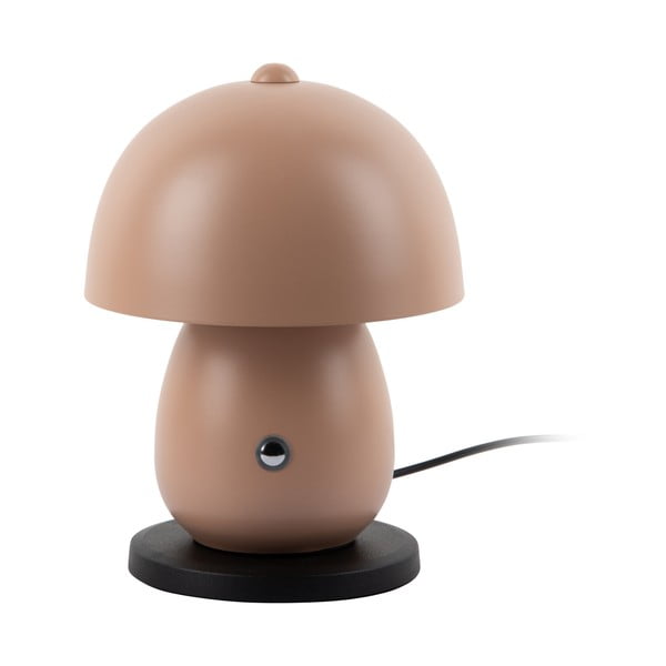 Světle hnědá LED stolní lampa s kovovým stínidlem (výška 18 cm) Mono LED – Leitmotiv