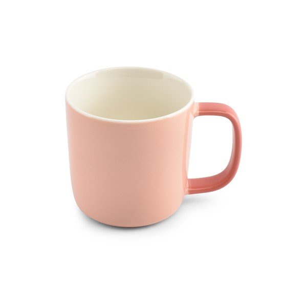 Růžový hrnek z kostního porcelánu 370 ml Mae – ONA-image-2