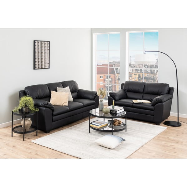 Kulatý konferenční stolek se skleněnou deskou ø 79 cm Bayonne - Actona-image-2