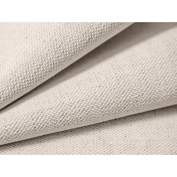 Krémová čalouněná dvoulůžková postel s úložným prostorem s roštem 180x200 cm Lupine – Micadoni -image-4