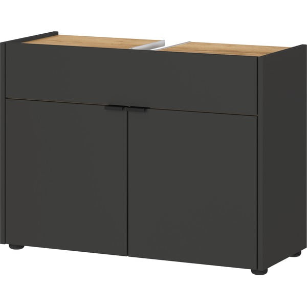 Antracitová skříňka pod umyvadlo 80x60 cm Forano – Germania-image-2