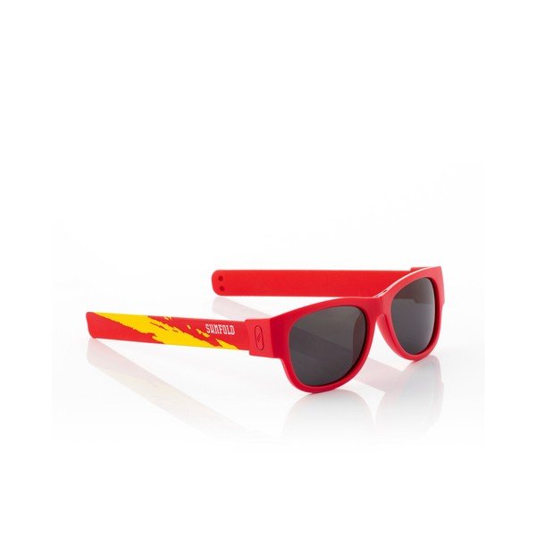 Červené sluneční srolovatelné dětské brýle InnovaGoods Sunfold Kids Mondial Spain-image-3
