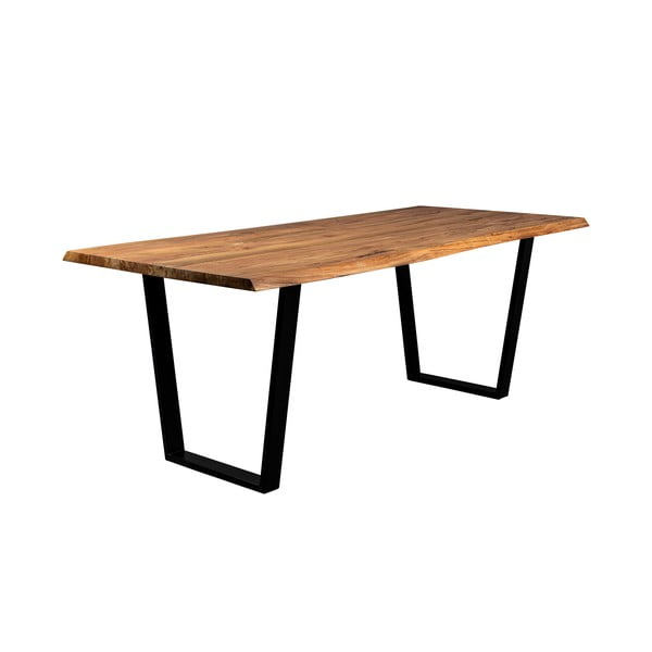Jídelní stůl s deskou z akácie 90x180 cm Aka – Dutchbone-image-2