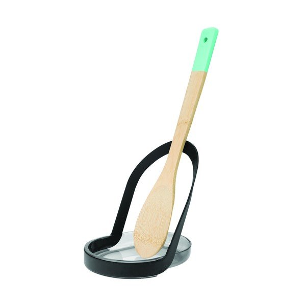 Černý odkládací držák kuchyňských pomůcek iDesign Austin, 12 x 13 cm-image-2