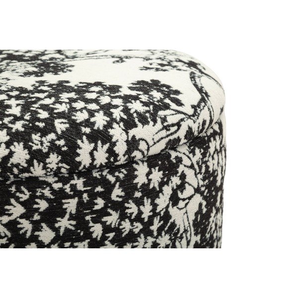 Černobílý taburet Oriental Style – Mauro Ferretti-image-4