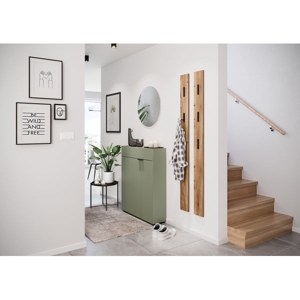 Šalvějově zelená předsíňová sestava 112x200x22 cm Ameca – Germania-image-1