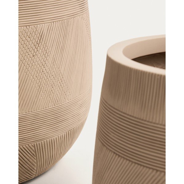Betonové obaly na květináče v sadě 2 ks ø 50 cm Tival – Kave Home-image-4