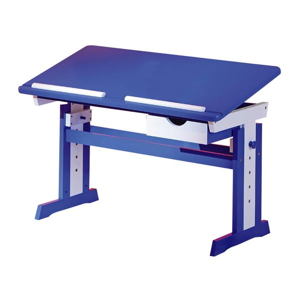 Modrý nastavitelný psací stůl 13Casa Paint