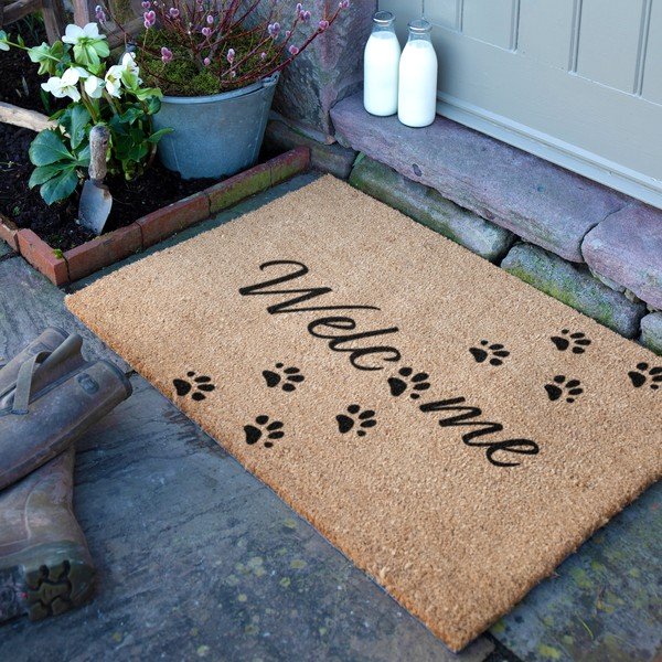 Rohožka z kokosového vlákna 60x90 cm Welcome Paws – Artsy Doormats-image-2