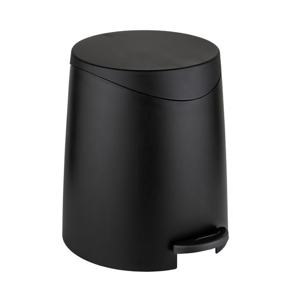Černý nášlapný plastový odpadkový koš 3 l Portes – Allstar